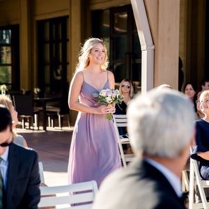 #levkoff bridesmaid dress, color: heather